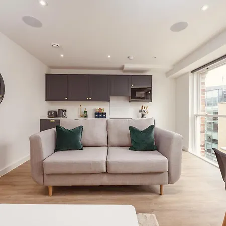 Ultra-modern Luxury 1br In Ls1 Free Secure Parking! Апартаменти Лідс